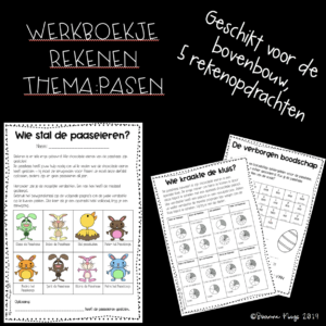 Werkboekje rekenen: thema Pasen (groep 7/8)