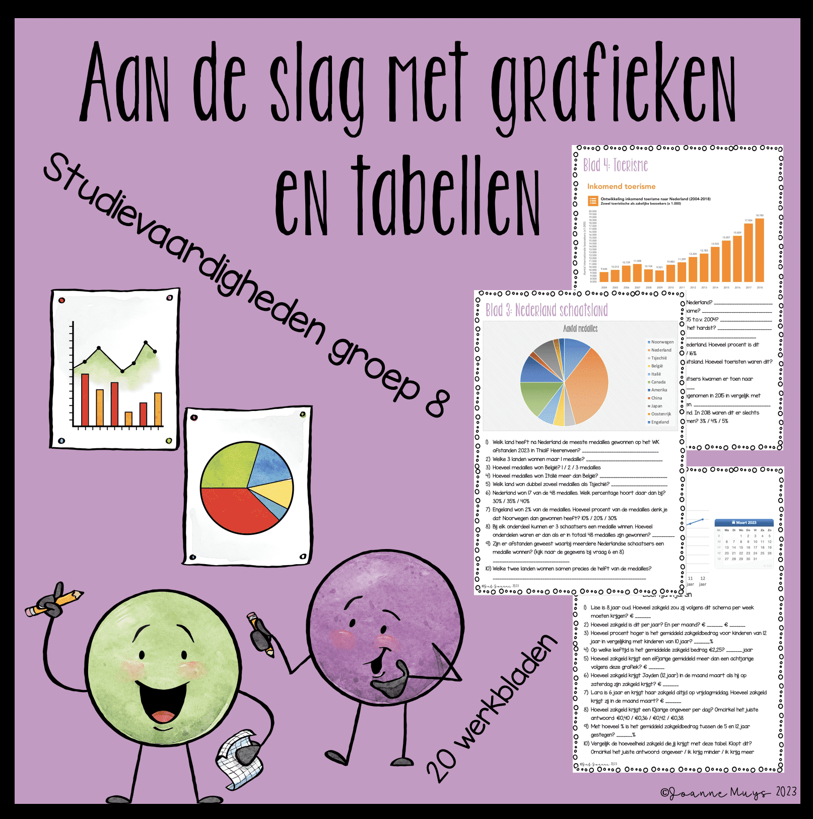 Aan de slag met grafieken en tabellen in groep 8